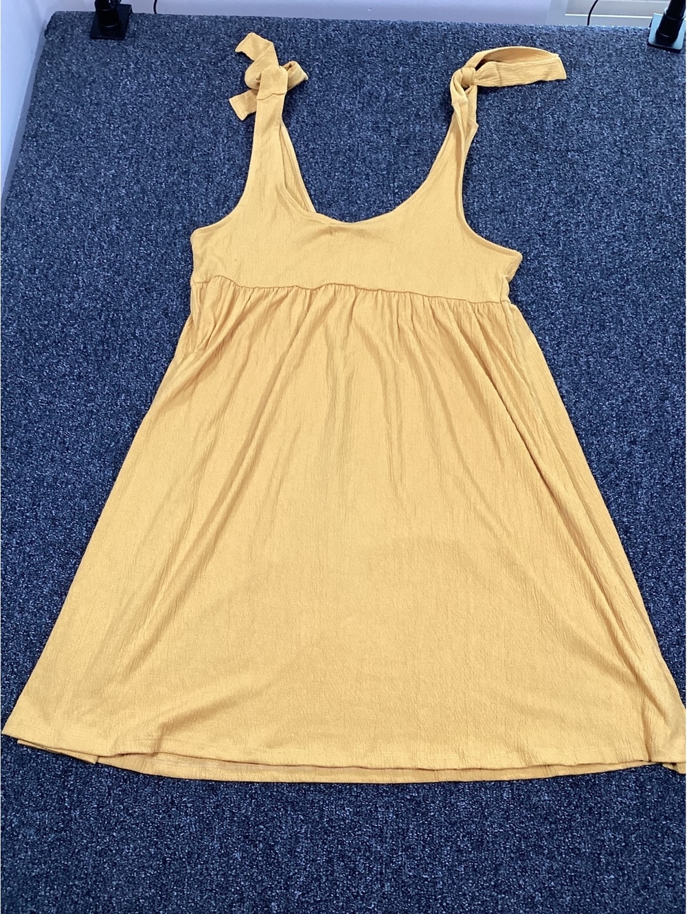 NWT Wild Fable Yellow Tie-Strap Sleeveless Summer Dress XL